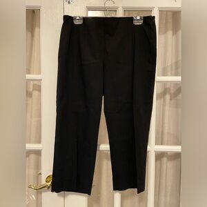 Chaps black slim fit ankle pants NWT